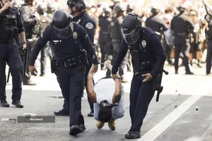 آتش اعتراضات در لس آنجلس