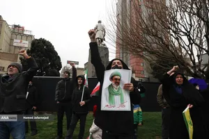 حضور میلیونی مردم در راهپیمایی روز قدس تهران-میدان فردوسی