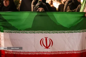 مراسم عزاداری در سوگ رهبر شهید انقلاب - میدان تجریش