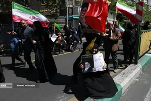 مراسم چهلمین روز شهادت حضرت آیت الله خامنه ای رهبر شهید انقلاب