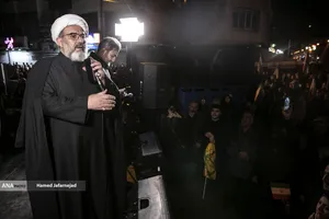 دومین شب عزاداری در سوگ رهبر شهید انقلاب - خیابان نبرد