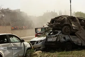 موشک باران سرزمین های اشغالی توسط سپاه پاسداران انقلاب اسلامی