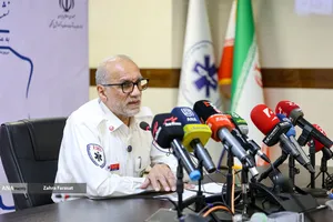 نشست خبری رئیس سازمان اورژانس کشور