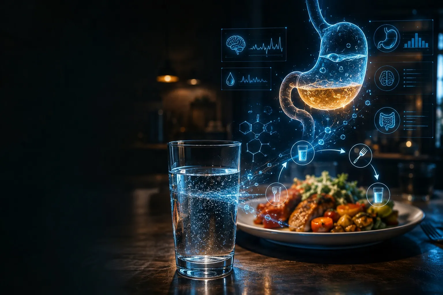 وقتی آب هم می‌تواند میل شما را به غذا خوردن بیشتر کند