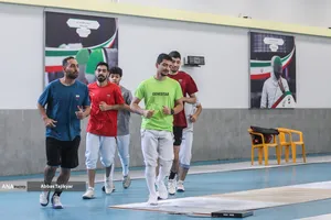 تمرین تیم ملی شمشیربازی جوانان ایران
