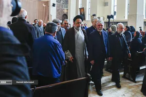 مراسم چهلم شهادت حضرت آیت الله امام سید علی خامنه&zwnj;ای در کلیسای سرکیس مقدس