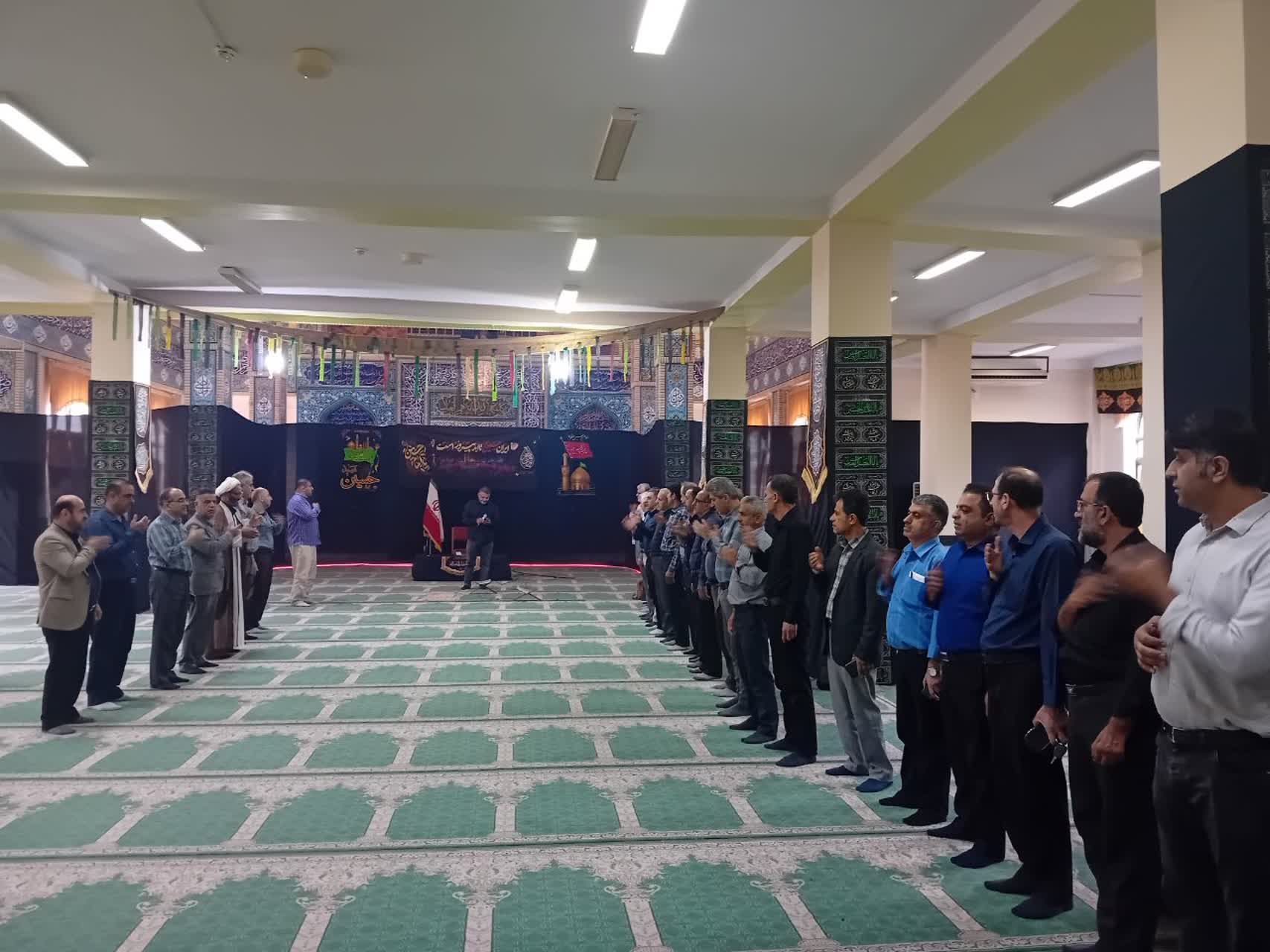 طنین نوای عزاداری حسینی در دانشگاه آزاد اسلامی واحد بابل