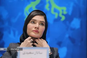 ساناز سعیدی در نشست خبری فیلم&zwnj; سینمایی &laquo;پیشمرگ&raquo;
