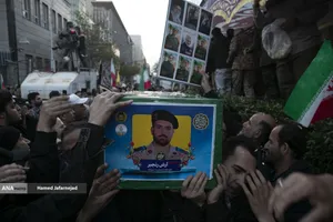 تشییع پیکر شهیدان لاریجانی، سلیمانی و شهدای ناو دنا نیروی دریایی ارتش