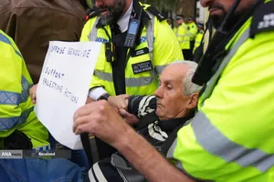 دستگیری طرفداران فلسطین در لندن