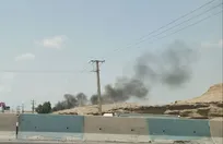 آتش‌سوزی انبار ضایعاتی در نزدیکی بندر شهید رجایی مهار شد+ فیلم