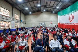 مانور امدادگران جمعیت هلال احمر