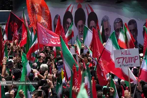 تشییع پیکر مطهر آقای شهید ایران و خانواده ایشان