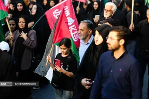 پیاده روی جاماندگان اربعین در ساری