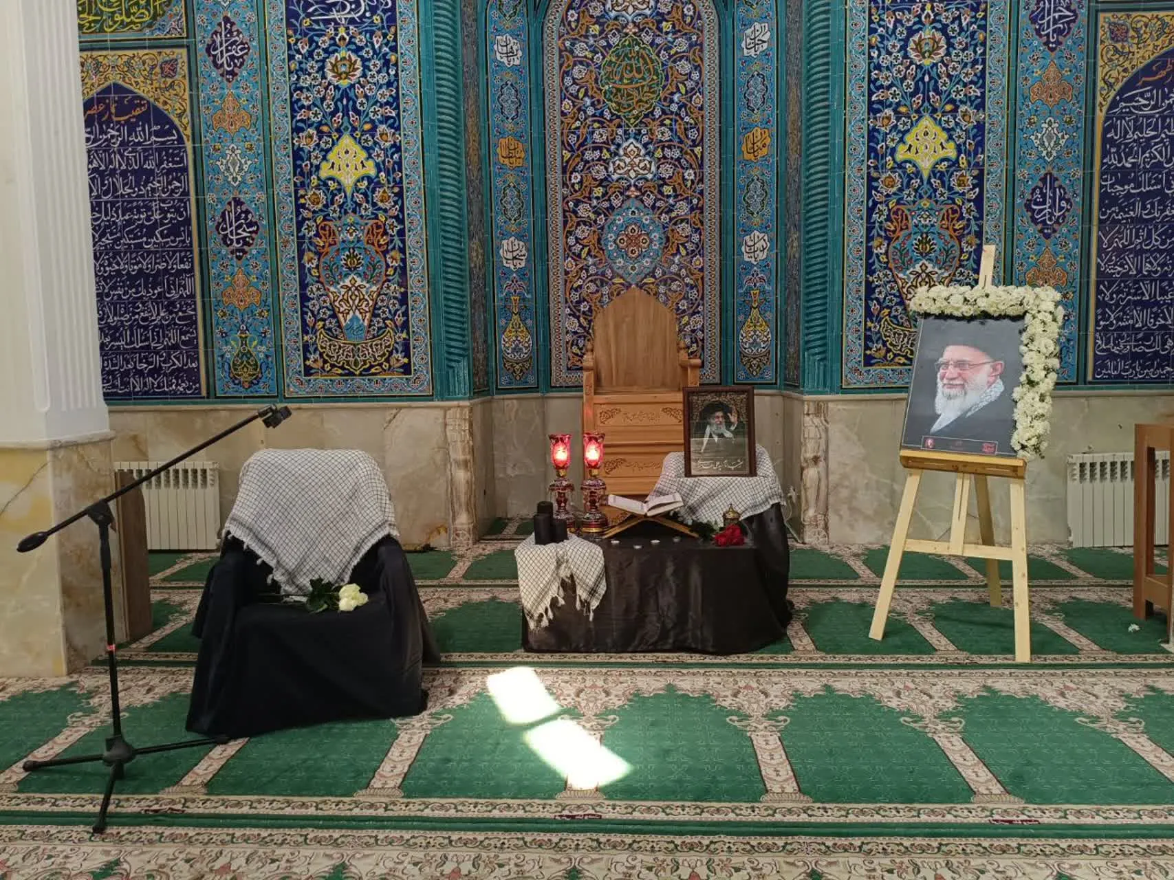 مراسم امام شهید در دانشگاه سیرجان