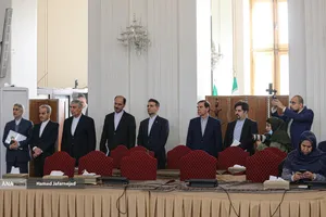 نشست سیدعباس عراقچی وزیر امورخارجه و رشید مردوف وزیر امور خارجه ترکمنستان 