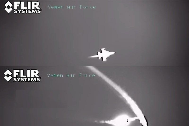 هدف قرار گرفتن یک جنگنده اف-۱۶ در آسمان ایران +عکس