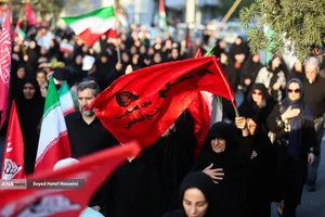 پیاده روی جاماندگان اربعین در ساری