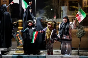 مراسم عزاداری در سوگ رهبر شهید انقلاب - میدان تجریش