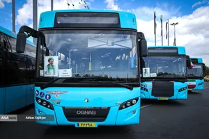 رونمایی از ۵۰ اتوبوس برقی جدید در تهران