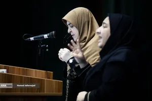 نشست خبری فاطمه مهاجرانی سخنگوی دولت با خبرنگاران