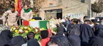 تشییع-پیکر-شهید-مدافع-امنیت-در-فردیس-پس-از-نمازجمعه
