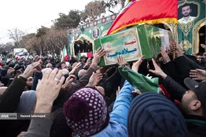  تشییع پیکر شهدای مظلوم مقاومت ملی ایران 
