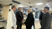 بازدید عارف از یکی از بیمارستان‌های تهران
