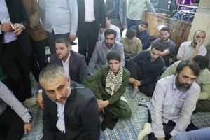 مراسم تجدید عهد با خادم حرم ایران "عهد خدمت" در حسینیه جماران