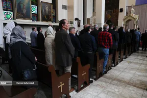 مراسم چهلم شهادت حضرت آیت الله امام سید علی خامنه&zwnj;ای در کلیسای سرکیس مقدس