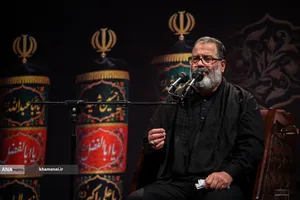 مراسم عزاداری شام غریبان حسینی در جوار محل شهادت قائد شهید