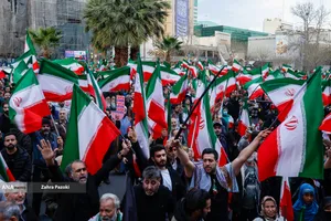 اجتماع بزرگ مردمی در میدان فلسطین