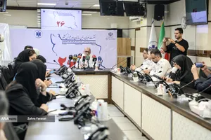 نشست خبری رئیس سازمان اورژانس کشور