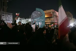 دومین شب عزاداری در سوگ رهبر شهید انقلاب - خیابان نبرد