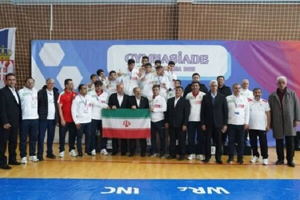 عملکرد درخشان تیم کشتی آزاد دانش‌آموزی ایران در مسابقات ژیمنازیاد ۲۰۲۴ صربستان