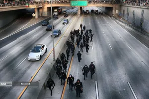 آتش اعتراضات در لس آنجلس