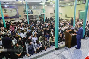 مراسم تجدید عهد با خادم حرم ایران "عهد خدمت" در حسینیه جماران