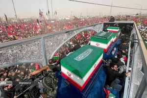 تشییع پیکر مطهر امام مجاهد شهید در شهر مقدس قم