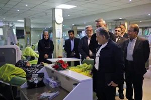 مراسم روز پرستار در بیمارستان حضرت امیرالمومنین(ع) با حضور رییس دانشگاه آزاد اسلامی