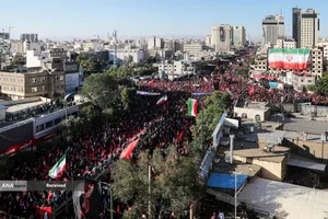 تشییع پیکر مطهر آقای شهید ایران و خانواده ایشان در مشهد