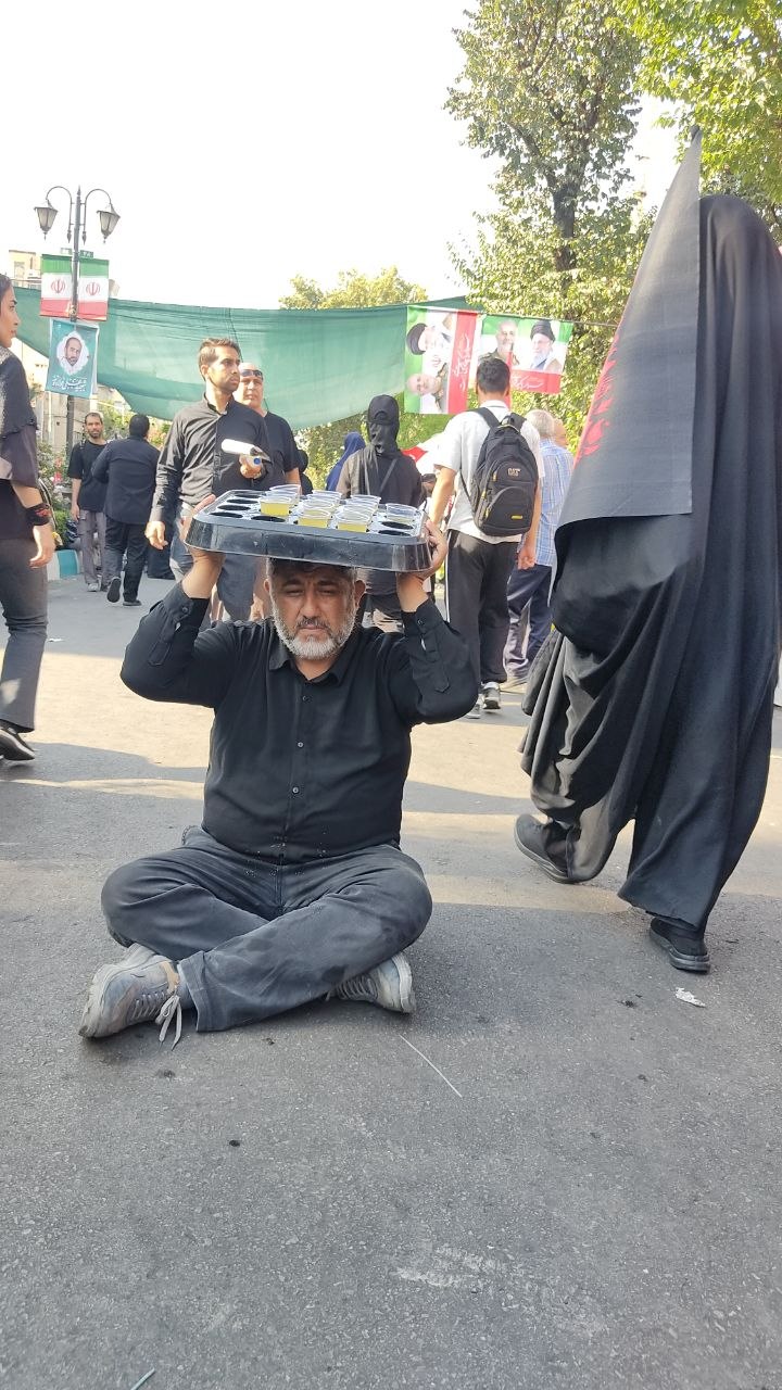 در مسیر حسین؛ تهران قدم‌به‌قدم به اربعین می‌رسد/ روایتی از موشک‌ها و پرچم‌های انتقام +عکس و فیلم