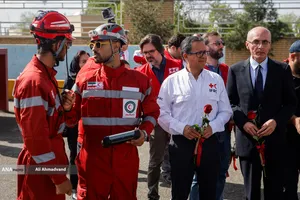 مانور امدادگران جمعیت هلال احمر