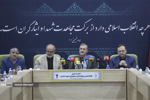 نشست خبری یعقوب سلیمانی معاون فرهنگی و آموزشی بنیاد شهید و امور ایثارگران