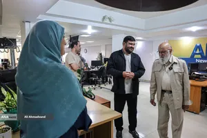بازدید مهدی چمران رئیس شورای شهر تهران از خبرگزاری آنا
