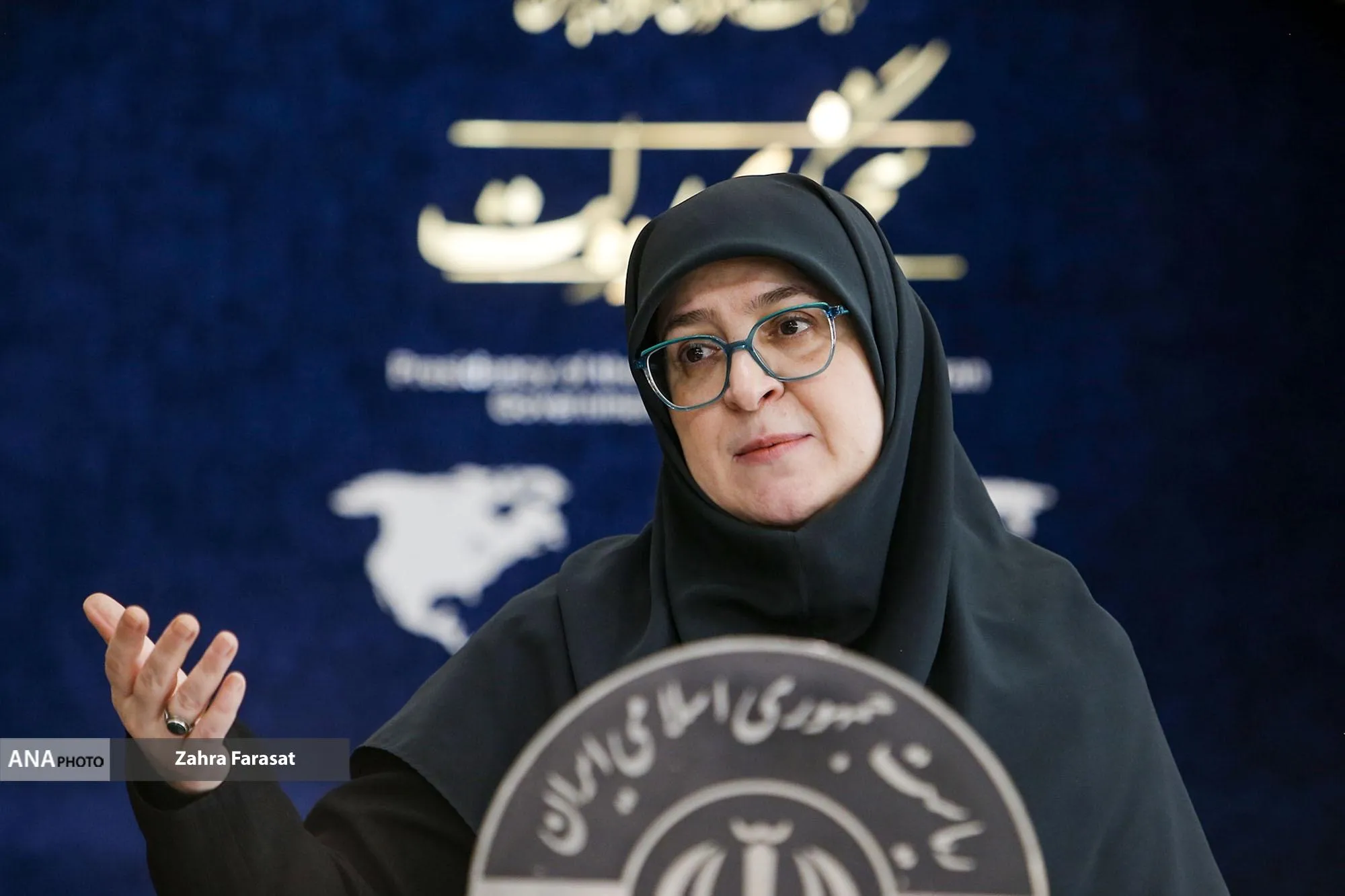 فاطمه مهاجرانی
سخنگوی دولت
حاشیه جلسه هیأت دولت
هیأت دولت
