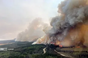 آتش سوزی جنگل&zwnj;ها در آلبرتا، کانادا