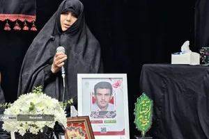 دیدار خادمیاران و یاوران رضوی با خانواده شهید مجید قنبری