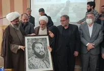 تجلیل از خانواده شهید مدافع امنیت و بسیجیان دانشگاه‌های کاشمر