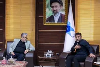 دیدار دبیر و پورسلمان با دکتر رنجبر/ اهدای کاپ های قهرمانی به رئیس دانشگاه آزاد اسلامی+تصاویر