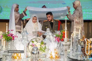 مراسم ازدواج دانشجویی دانشگاه افسری امام علی(ع) نیروی زمینی ارتش